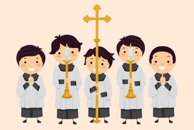 Altar Server stamp